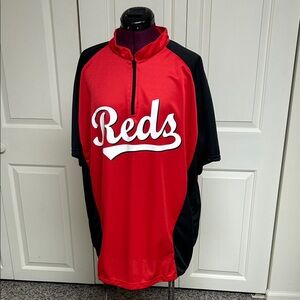 Cincinnati Reds Quarter-Zip Performance Shirt -
 Size XL